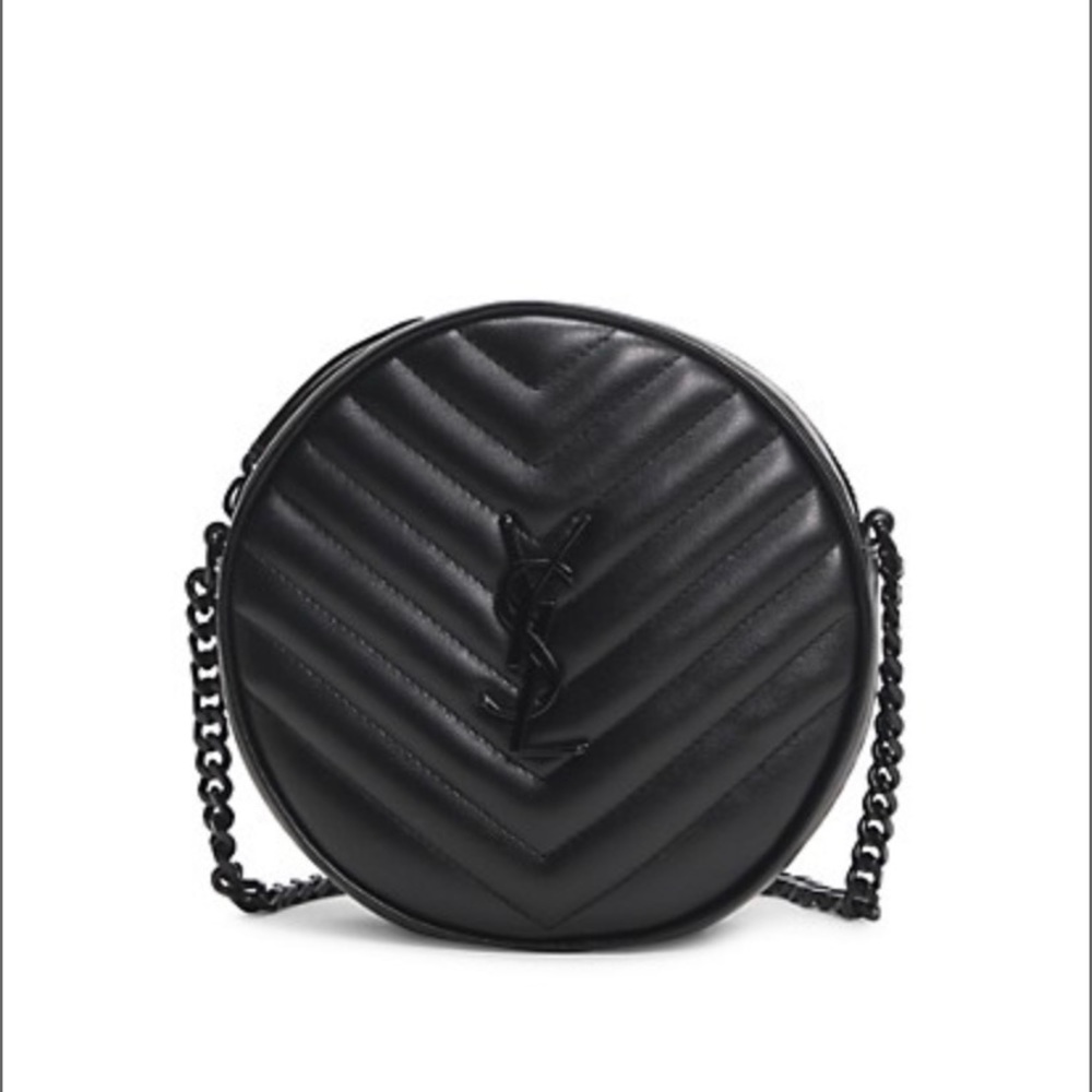 YSL black on black crossbody
